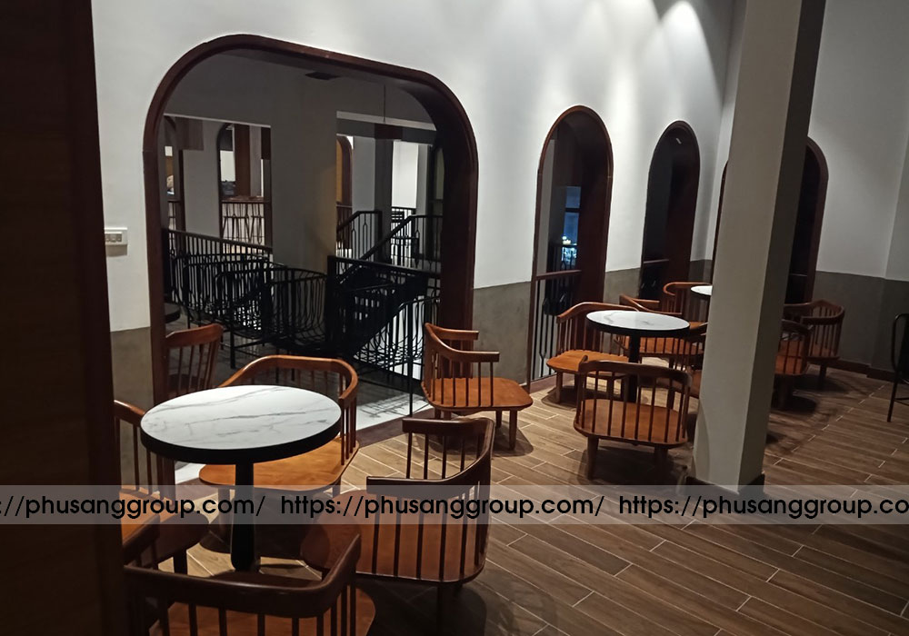 Thi Cong Thiet Ke Noi That Quan Cafe Tren Tam Dao 9