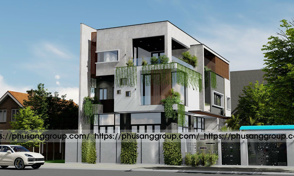 Thiet Ke Kien Truc Biet Thu Nha Pho Nha Anh Binh Quang Ninh 1