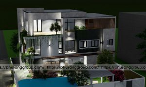 Thiet Ke Kien Truc Biet Thu Nha Pho Nha Anh Binh Quang Ninh