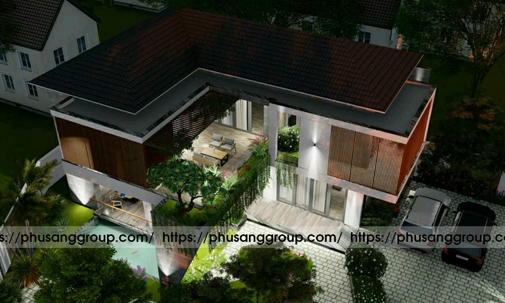 Thiet Ke Kien Truc Biet Thu Nha Pho Nha Anh Tuan Hai Phong 