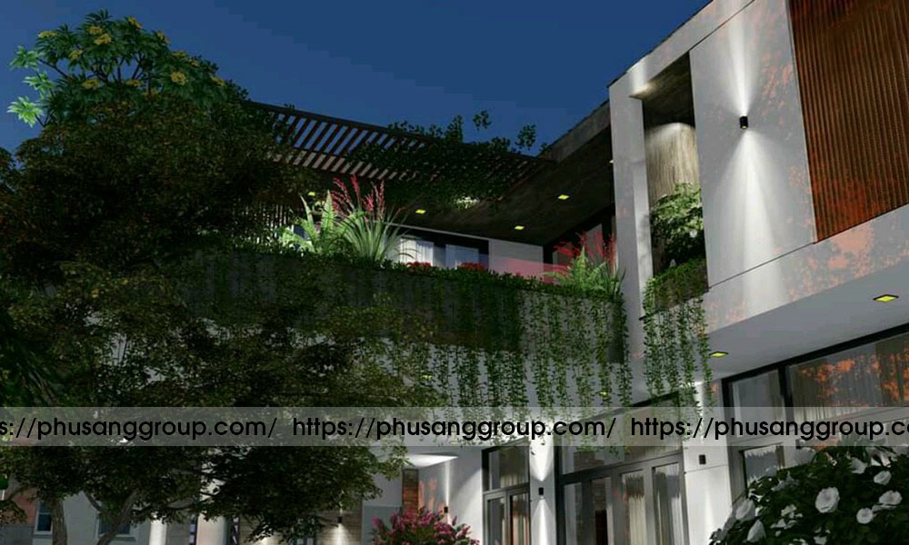 Thiet Ke Kien Truc Biet Thu Nha Pho Nha Anh Tuan Hai Phong 1