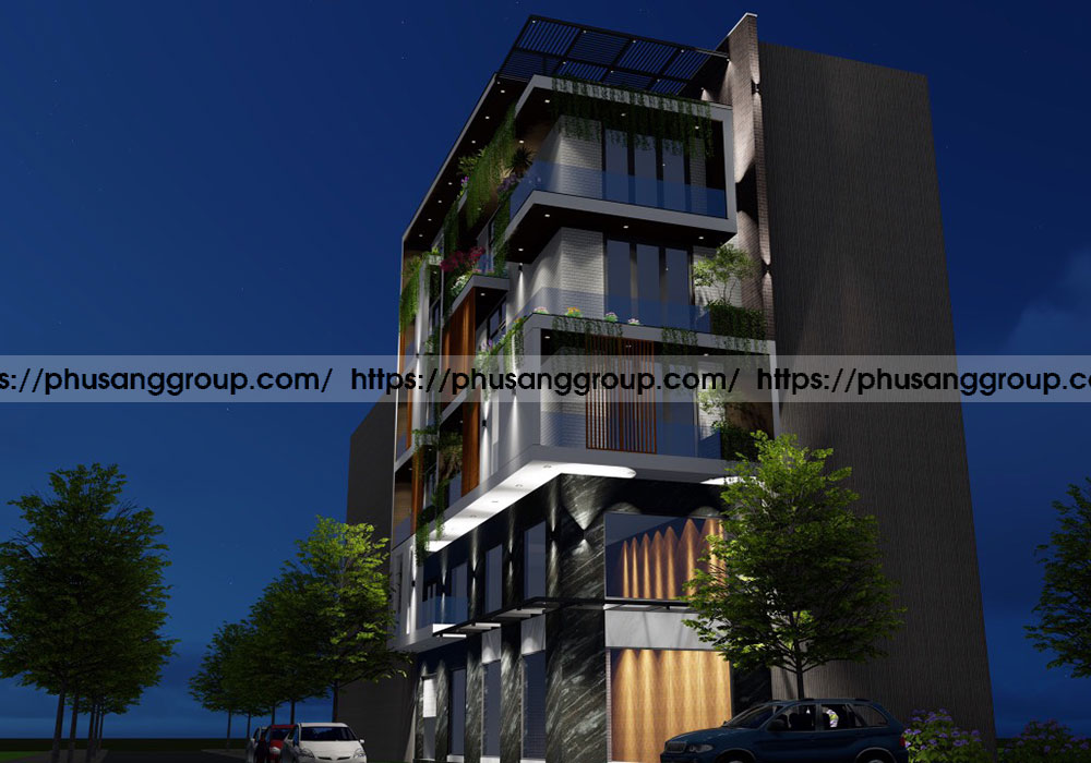 Thiet Ke Kien Truc Nha Pho Hien Dai Cho Anh Tuan Ninh Binh 12