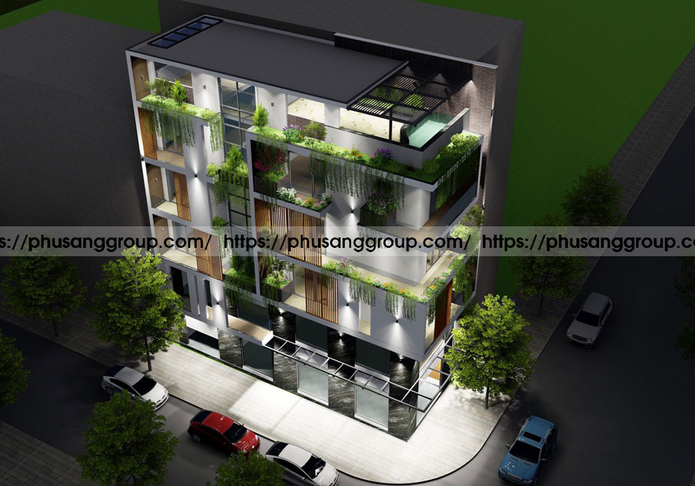 Thiet Ke Kien Truc Nha Pho Hien Dai Cho Anh Tuan Ninh Binh 14