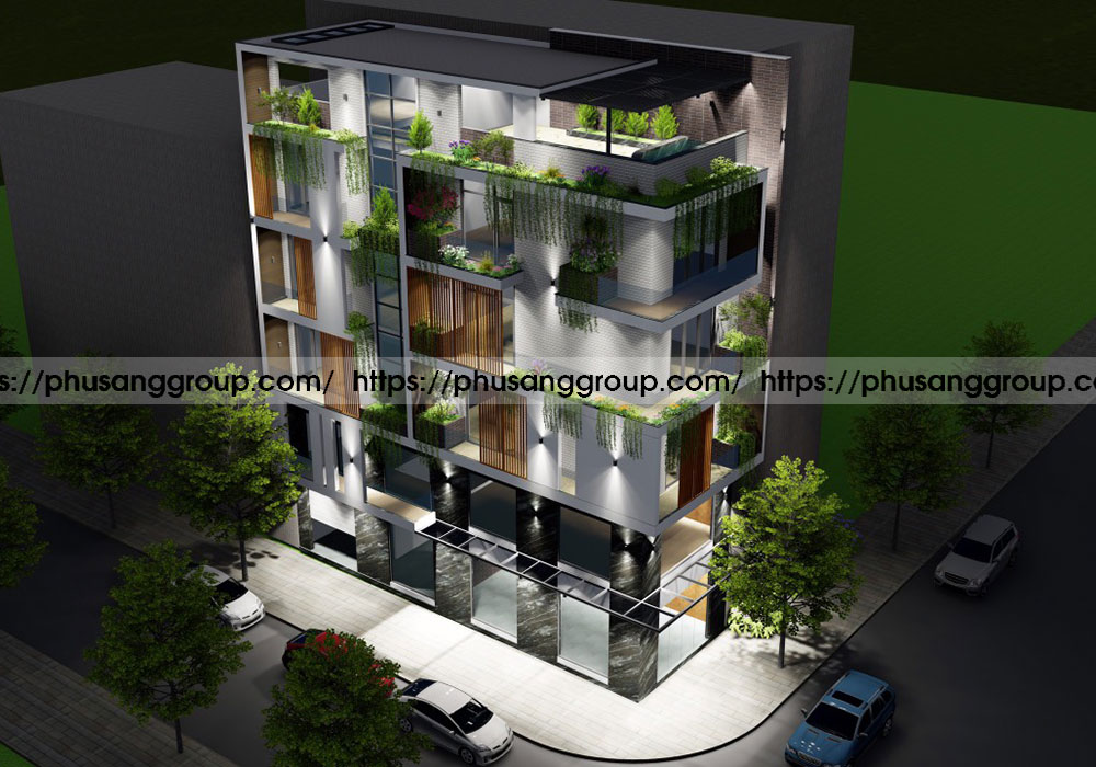 Thiet Ke Kien Truc Nha Pho Hien Dai Cho Anh Tuan Ninh Binh 18