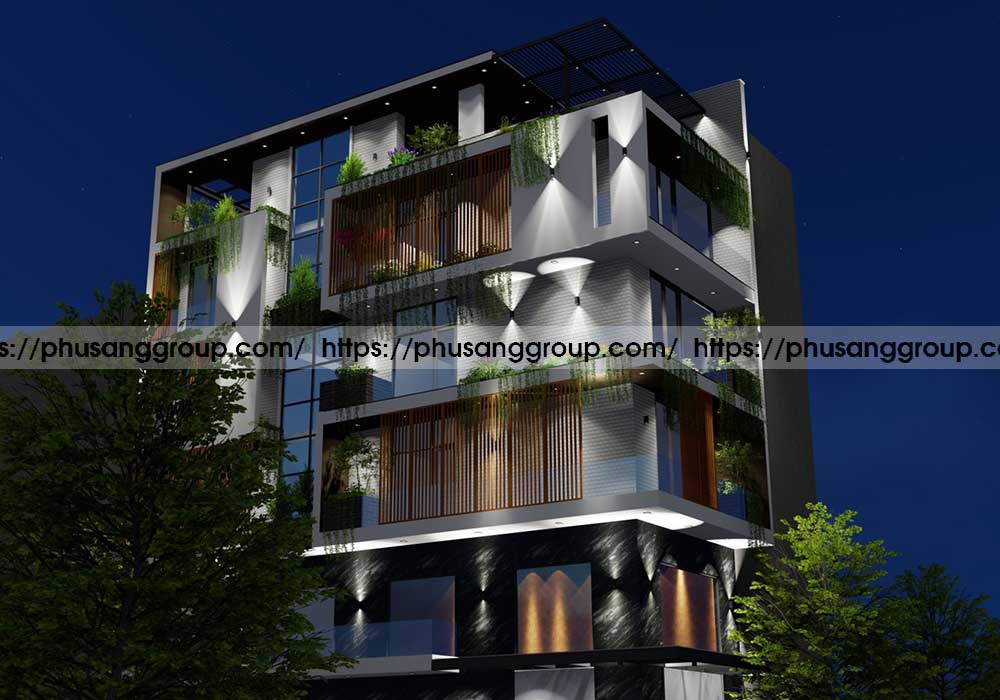Thiet Ke Kien Truc Nha Pho Hien Dai Cho Anh Tuan Ninh Binh 5