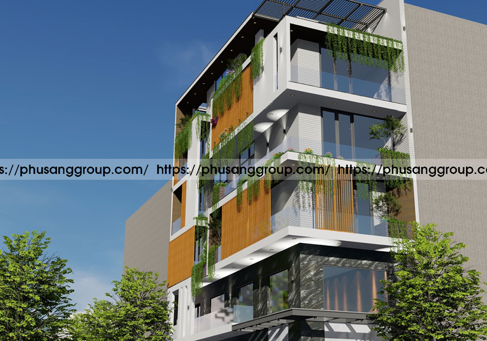 Thiet Ke Kien Truc Nha Pho Hien Dai Cho Anh Tuan Ninh Binh 6