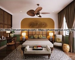 Thiet Ke Noi That Phong Cach Indochina Dep Cao Cap