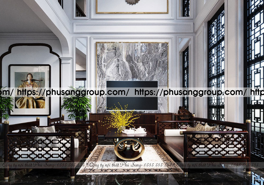 Thiet Ke Noi That Phong Cach Indochina Dep Cao Cap 14