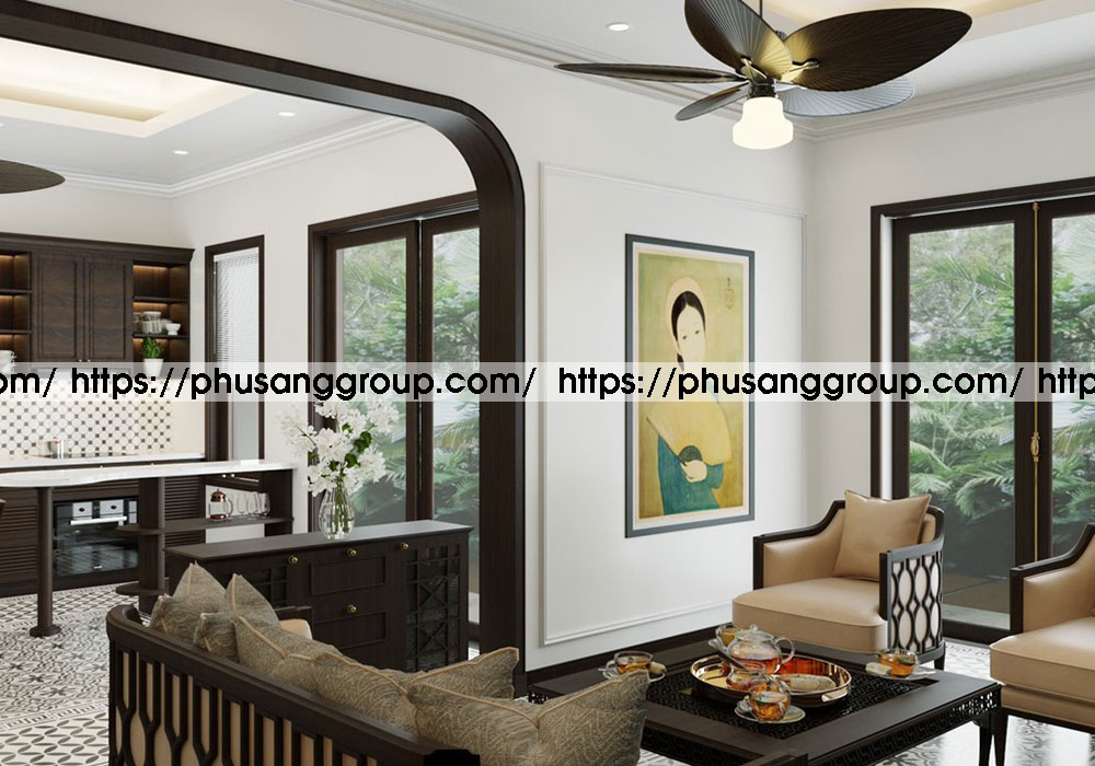 Thiet Ke Noi That Phong Cach Indochina Dep Cao Cap 6