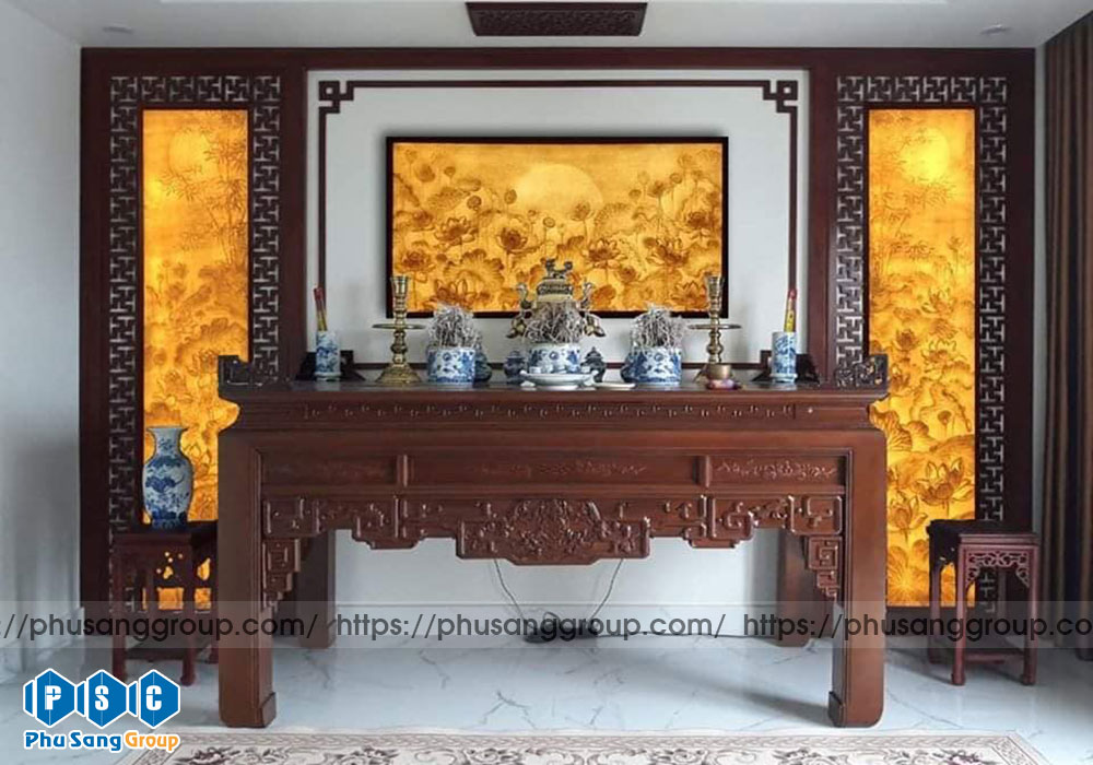 Thiet Ke He Thong Chieu Sang Trong Phong Tho