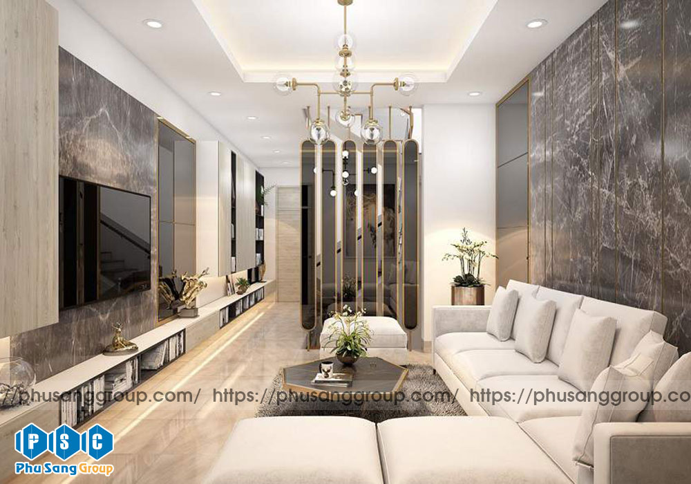 Thiết Kế Nội Thất Nhà Ống Phòng Khách