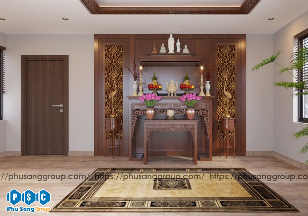 Thiết Kế Nội Thất Nhà Ống Cho Phòng Thờ