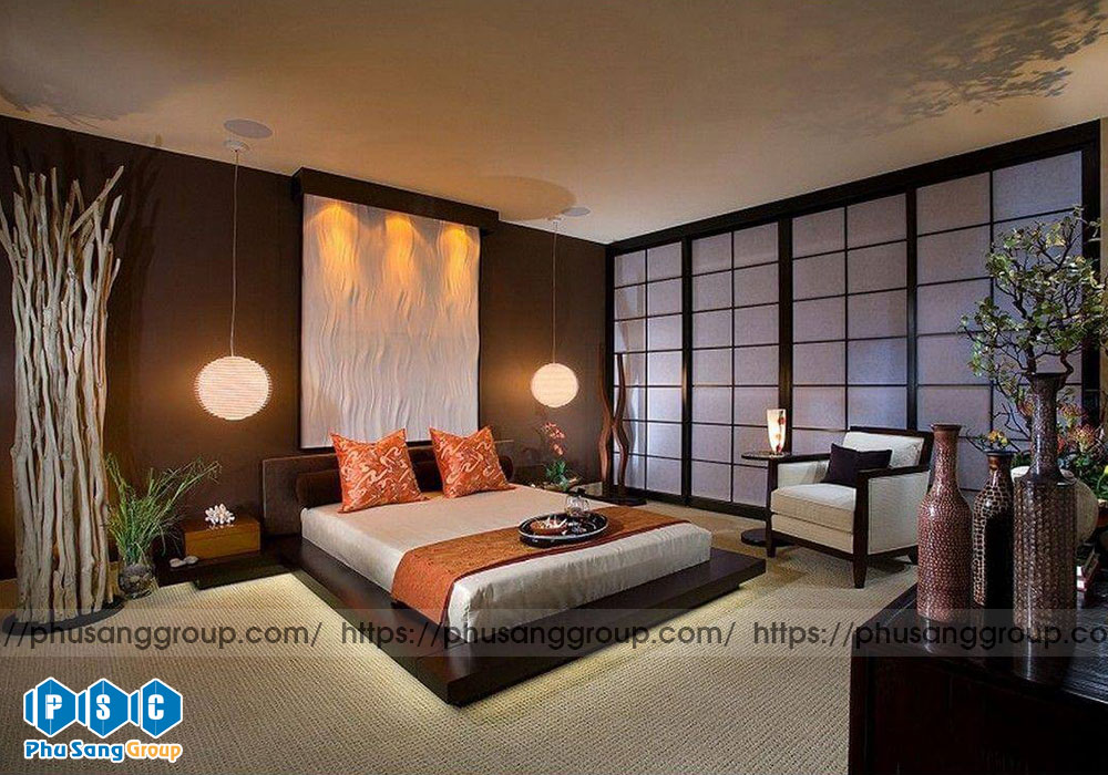 Thiết kế nội thất nhật bản cho phòng ngủ