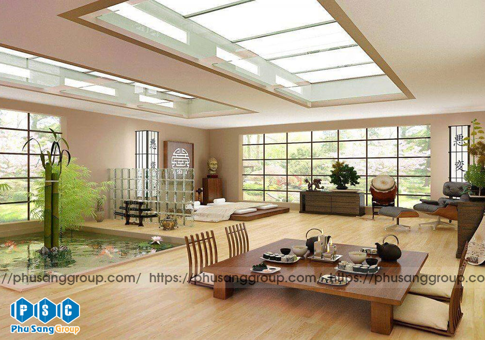 Thiết kế nội thất nhật bản - xây dựng một không gian sống xanh
