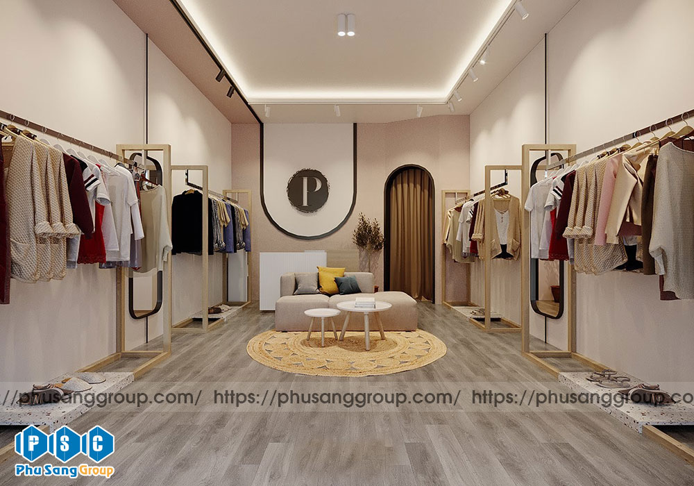 Thiết Kế Nội Thất Shop Thời Trang